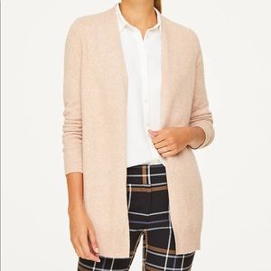 LOFT Cozy Long Open Cardigan